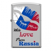 Зажигалка Zippo - 205 With Love From Russia